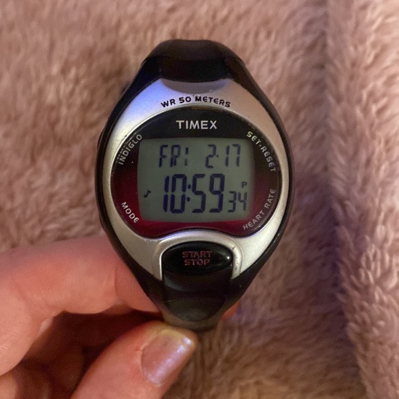 NEW RARE VINTAGE TIMEX INDIGLO  SPORTS WATCH CHRONOGRAPH ALARM - Picture 2 of 5